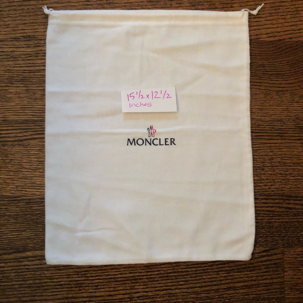Moncler-Authentic Dust Bag NWOT  
15.5 x 12.5 inches